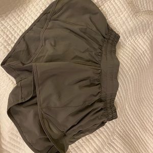 Dark green lululemon shorts